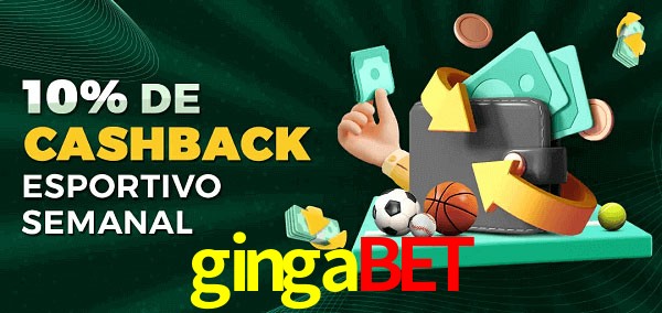 10% de bônus de cashback na gingabet